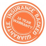 Insurance backed guarantee with 10 year warranty from the CPA